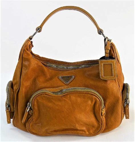 prada tan leather purse|vintage prada purse leather.